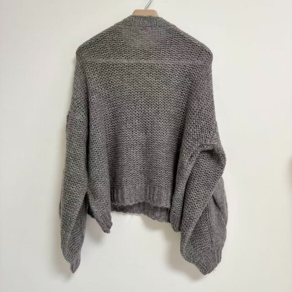 LOEWE Anagram oversized mohair-blend sweater - Picture 9 of 13